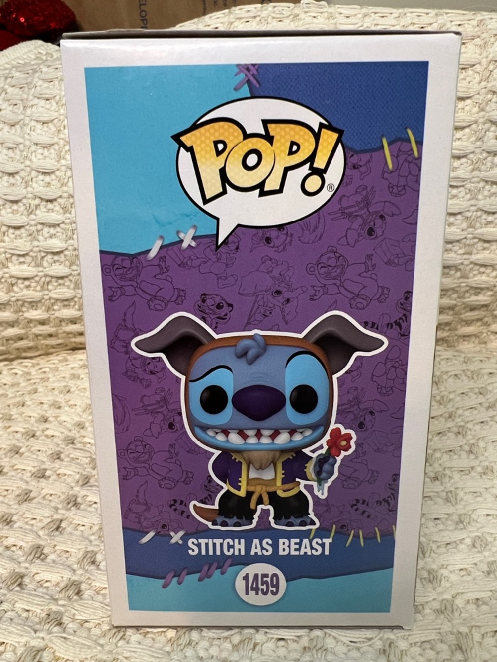 Funko Pop 1459 Stitch as Beast: Lilo & Stitch Pop! Disney - Picture 6 of 8